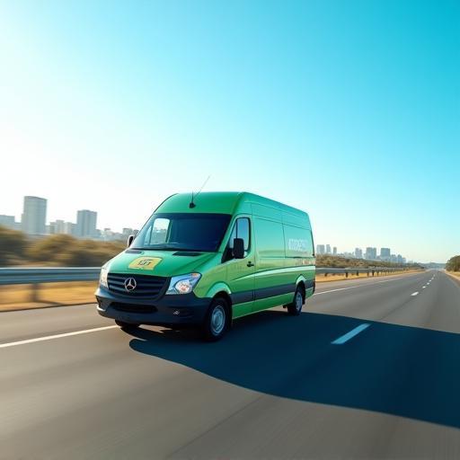 Fast van for express parcel shipping across Australia
