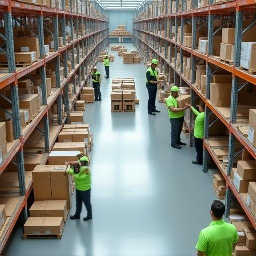 Warehouse management for logistics